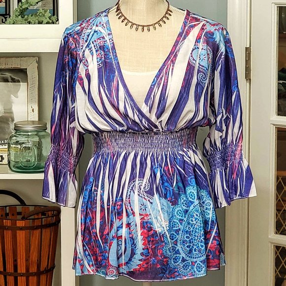 Colorful Paisley Top - Picture 5 of 7